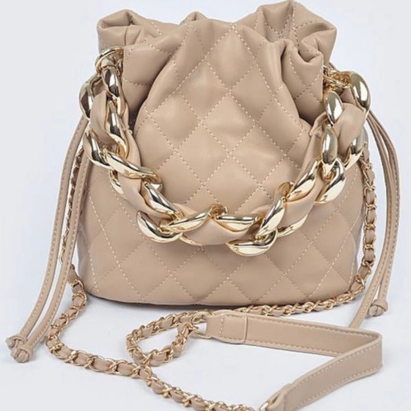 Handbags - Quilted Bucket Bag